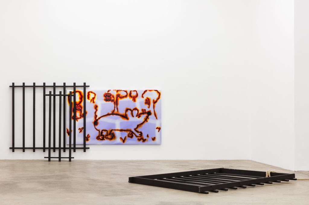 Hadi Fallahpisheh and Kyle Thurman, CATFISH, installation view, Sophie Tappeiner, 2020